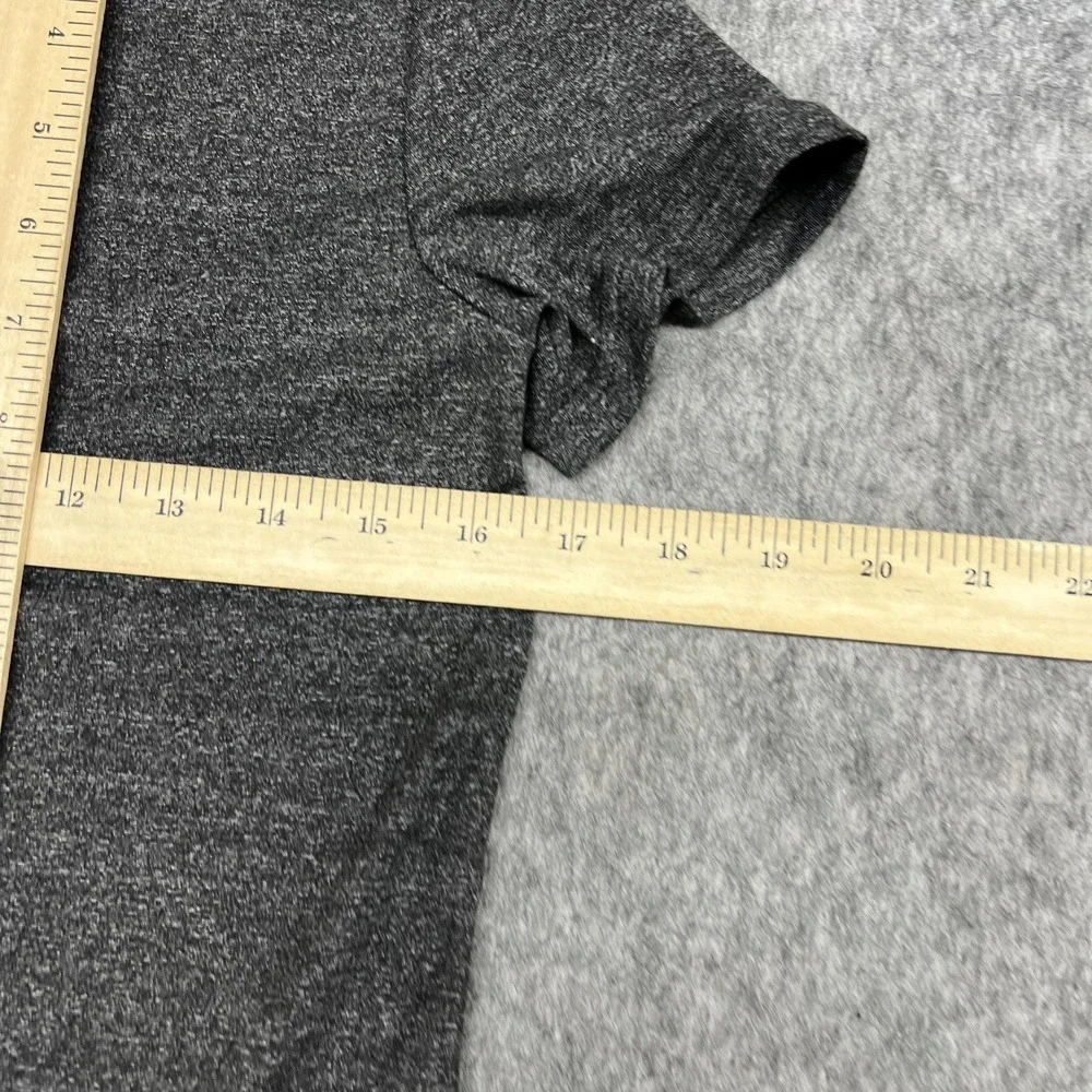01.‎ ALGO Shirt Boys 8-10 Gray Short Sleeve Crewneck Stretch Athletic Youth